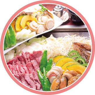 カビラガーデンでのお食事イメージ